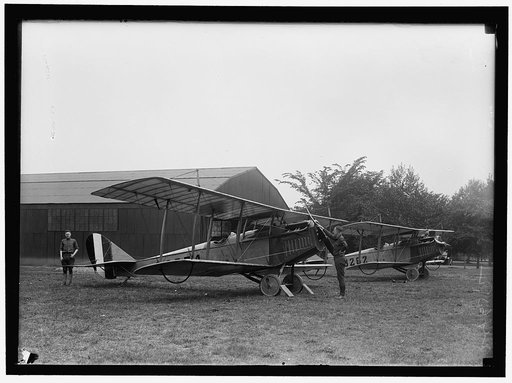 AIR MAIL. INAUGURATION OF SERVICE, POLO FIELD. OTHER CURTISS PLANES