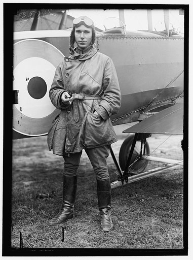 ALLIED AIRCRAFT DEMONSTRATION AT POLO GROUNDS. LT. STEPHEN BONSALL, BRITISH