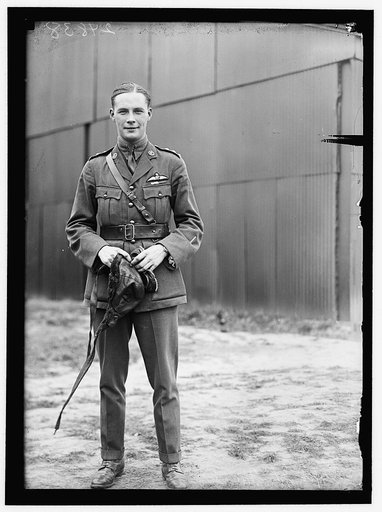 ALLIED AIRCRAFT DEMONSTRATION AT POLO GROUNDS. CAPT. J.F. MORRIS, BRITISH AVIATOR