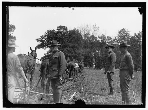 CAMP DIX #1. GEN. HUGH L. SCOTT AT CAMP DIX