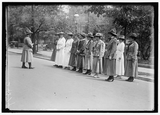 GIRL SCOUTS. NATIONAL AND LOCAL OFFICERS: BAGG, EDITH; LAWRENCE, VERA; LOW, JULIETTE