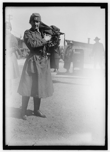CAMP MEIGS. RED CROSS MOTOR CORPS