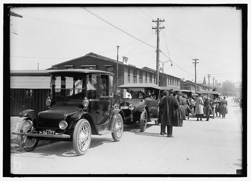 RED CROSS MOTOR CORPS AT CAMP MEIGS
