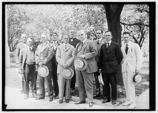 ALIEN PROPERTY CUSTODIAN EXECUTIVE STAFF: HOMER A. DUNN; FRED J. HORNE; LEE C. BRADLEY; J.E. McCLOSKEY; J.L. DAVIS, MANAGING DIRECTOR; JOHN E. COOPER; A. MITCHELL PALMER; MANSFIELD FERRY; NORMAN DREHER; ROBERT T. SCOTT