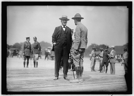 DANIELS, JOSEPHUS. SECRETARY OF THE NAVY, 1913-1921. QUANTICO