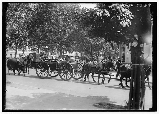 DAVIS, GEORGE WHITEFIELD. MAJOR GENERAL, U.S.A. HIS FUNERAL; DIED JULY 12, 1918
