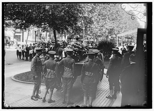 DAVIS, GEORGE WHITEFIELD. MAJOR GENERAL, U.S.A. HIS FUNERAL; DIED JULY 12, 1918