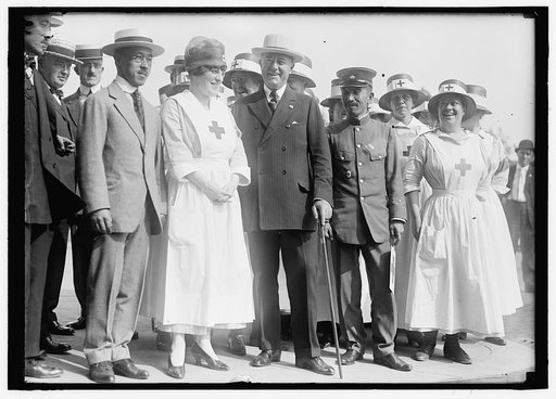 JAPANESE RED CROSS MISSION. PRINCE TOKUGAWA; MARGARET WILSON; HENRY P. DAVISON; A NINAGAWA