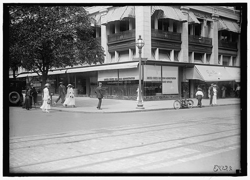 RAILROAD ADMINISTRATION. CONSOLIDATED TICKET OFFICES, 13TH AND F STREETS, N.W.