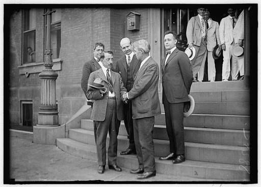 MEXICAN AGRICULTURAL GROUP. FREDERICO F. CARDENAS; CLARENCE OUSLEY, ASST. SECRETARY OF AGRICULTURE, U.S.; JOSE DUVALLON; PASTOR RAUAIX; IGNACIO LOPEZ BANCALRI