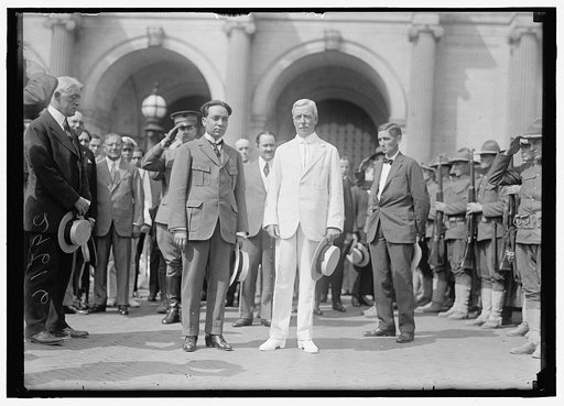 BRUM, DR. BALTHASAR. AMBASSADOR FROM URUGUAY. GREETED BY SECRETARY LANSING