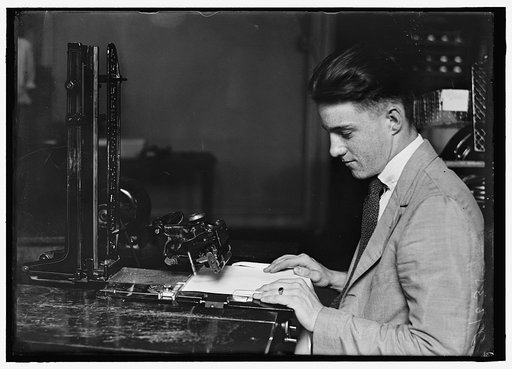 ADDRESSING MACHINE AT TREASURY DEPARTMENT