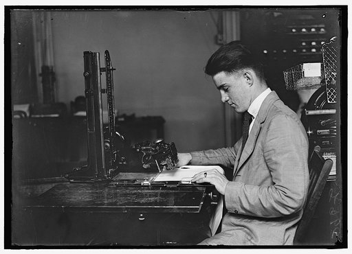 ADDRESSING MACHINE AT TREASURY DEPARTMENT