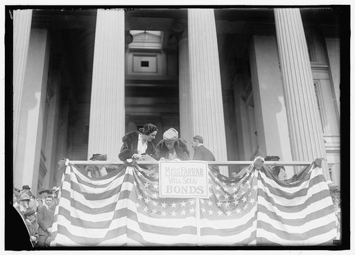 FARRAR, GERALDINE. OPERA SINGER. LIBERTY BONDS