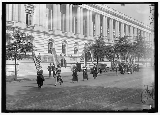 WOMAN SUFFRAGE. ARRESTS