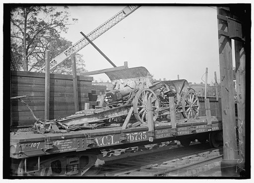 GERMAN ORDNANCE. CAPTURED GERMAN GUN