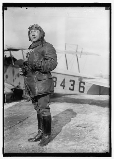 CULVER, CLARENCE C. COL., U.S.A. IN CHARGE DEVELOPMENT OF RADIO IN AIRPLANES. CURTISS PLANE