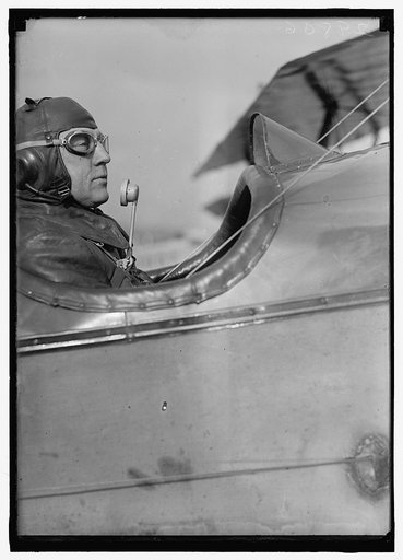 CULVER, CLARENCE C. COL., U.S.A. IN CHARGE DEVELOPMENT OF RADIO IN AIRPLANES. CURTISS PLANE