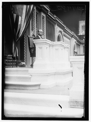McKEOWN, THOMAS DEITZ. REP. FROM OKLAHOMA, 1917-1921, 1923-. IN SPEAKER'S CHAIR