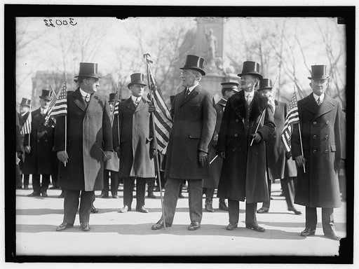 PARADES. WELCOME HOME PARADE FOR PRESIDENT WILSON.