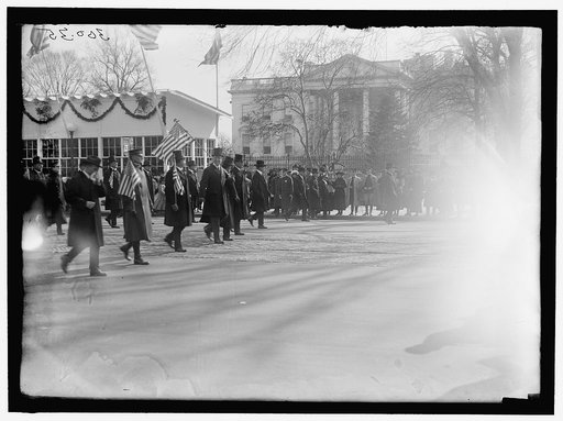 PARADES. WELCOME HOME PARADE FOR PRESIDENT WILSON