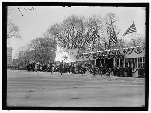 PARADES. WELCOME HOME PARADE FOR PRESIDENT WILSON