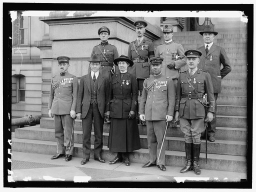 MEDALS, DECORATIONS, ETC. FOREIGN OFFICERS DECORATED BY SEC. BAKER
