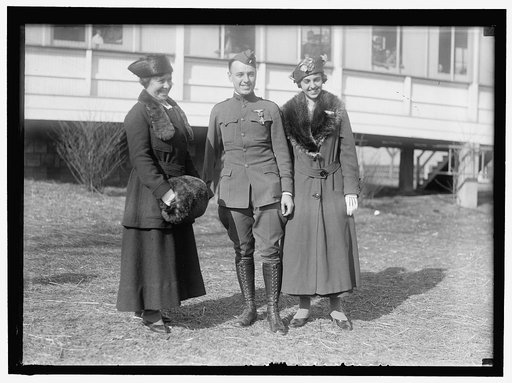DREW, C. LIEUTENANT, U.S.A. WITH LADIES