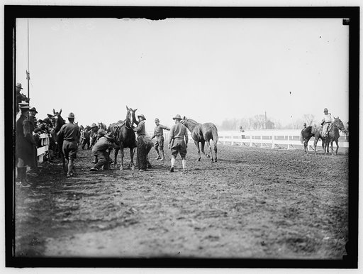 HORSE SHOWS. WILD WEST SHOW ON HORSE SHOW GROUNDS, GIVEN BY SOLDIERS
