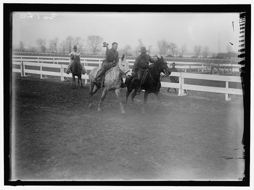 HORSE SHOWS. WILD WEST SHOW ON HORSE SHOW GROUNDS, GIVEN BY SOLDIERS
