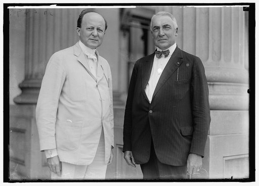 HARDING, WARREN G. WITH SENATOR POMERENE
