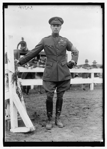 MITCHELL, WILLIAM. CAPT., U.S.A. AVIATOR. HORSE SHOW