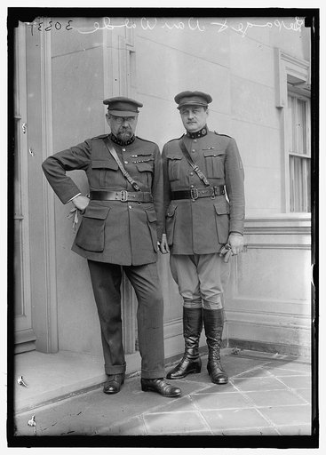 DePAGE, D. COLONEL, BELGIAN ARMY. LEFT, WITH COLONEL VAN WALDE