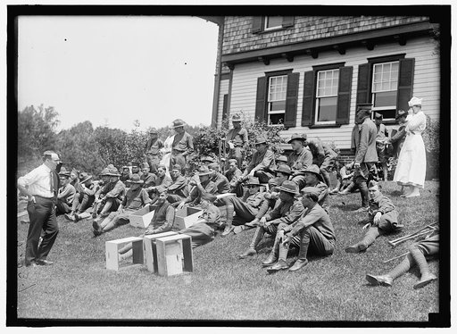 Beekeeping demonstration for injured soldiers