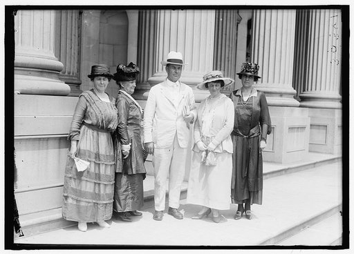 WOMAN SUFFRAGE. SUFFRAGETTES AT CAPITOL