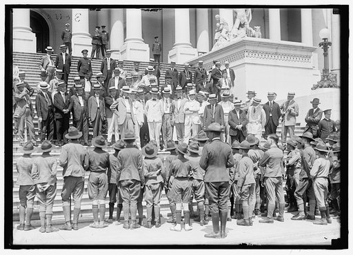 MARSHALL, THOMAS RILEY. GOVERNOR OF INDIANA, 1909-1913; VICE PRESIDENT OF THE UNITED STATES, 1913-1921. BOY SCOUTS