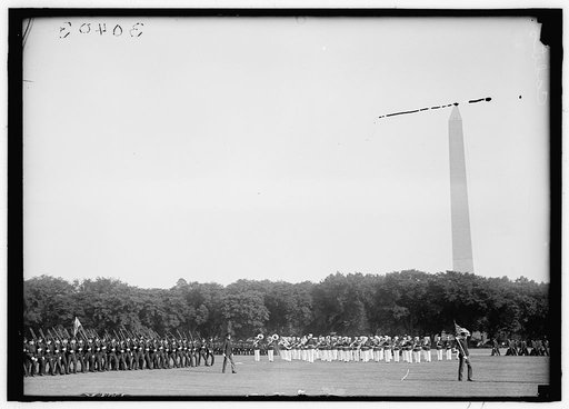 DISTRICT PUBLIC SCHOOLS. HIGH SCHOOL CADETS ON ELLIPSE