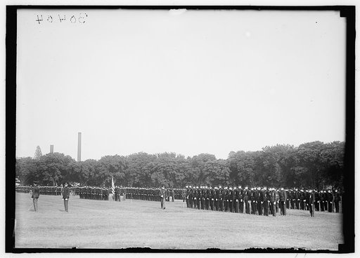 DISTRICT PUBLIC SCHOOLS. HIGH SCHOOL CADETS ON ELLIPSE