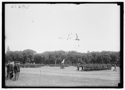 DISTRICT PUBLIC SCHOOLS. HIGH SCHOOL CADETS ON ELLIPSE