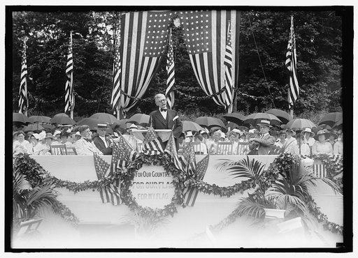 FLAG DAY. VICE PRESIDENT MARSHALL SPEAKING.