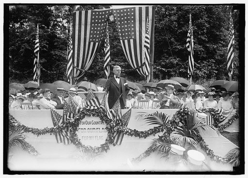 FLAG DAY. VICE PRESIDENT MARSHALL SPEAKING