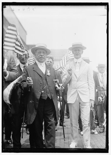 GOMPERS, SAMUEL. PRESIDENT, A.F. OF L. 'WETS' DEMN. AT CAPITOL