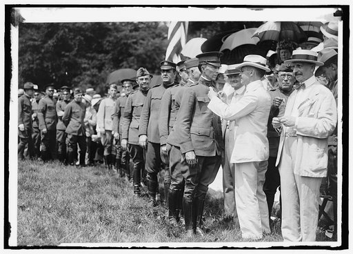 MEDALS, DECORATIONS, ETC. SEC. BAKER DECORATING OFFICERS, JULY 4, 1919. ADM. BENSON IN 30549 AND 30550