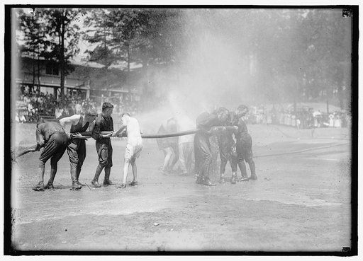 FOURTH OF JULY. SCENES IN CELEBRATION AT WALTER REED