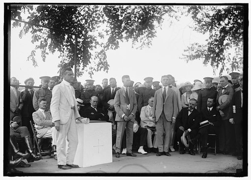 BAKER, NEWTON DIEHL. SECRETARY OF WAR, 1916-1921. RECEIVING ZERO MILESTONE