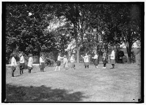 YOUNG WOMEN'S CHRISTIAN ASSOCIATION. SCENES AT Y.W.C.A. CAMP