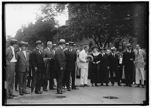 BAKER, NEWTON DIEHL. SECRETARY OF WAR, 1916-1921. WAR RISK GROUP; HENRY POMEROY DAVISON, CHARLES EVANS HUGHES, JOSEPHUS DANIELS, CHOLMELEY, JONES, RICHARD GILDER