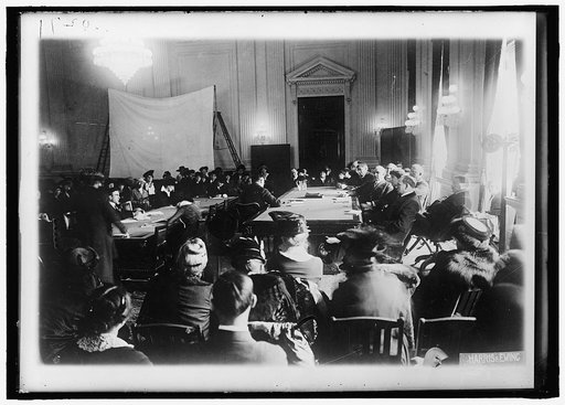 HOUSE OF REPRESENTATIVES COMMITTEES. COMMITTEE TO INVESTIGATE THE ALLEGED DIVULGENCE OF PRESIDENT'S NOTE TO BELIGERENT POWERS. POPULARLY CALLED 'LEAK HEARINGS.' HEARINGS, GENERAL VIEWS