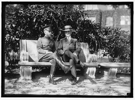 HARRIS, PETER CHARLES. MAJOR GENERAL, U.S.A. LEFT, WITH BROTHER, SEN. WILLIAM J. HARRIS, DIRECTOR OF CENSUS, 1913-1915; FEDERAL TRADE COMMR., 1915-1918; SENATOR FROM GEORGIA, 1919-1925