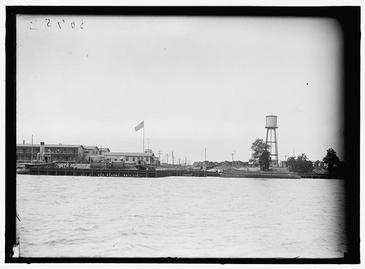 INDIAN HEAD, MD. NAVY PROVING GROUND. NAVY GUNS AT INDIAN HEAD